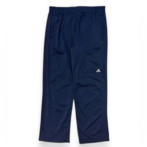 ADIDAS Navy Three Stripe Track Pants Joggers